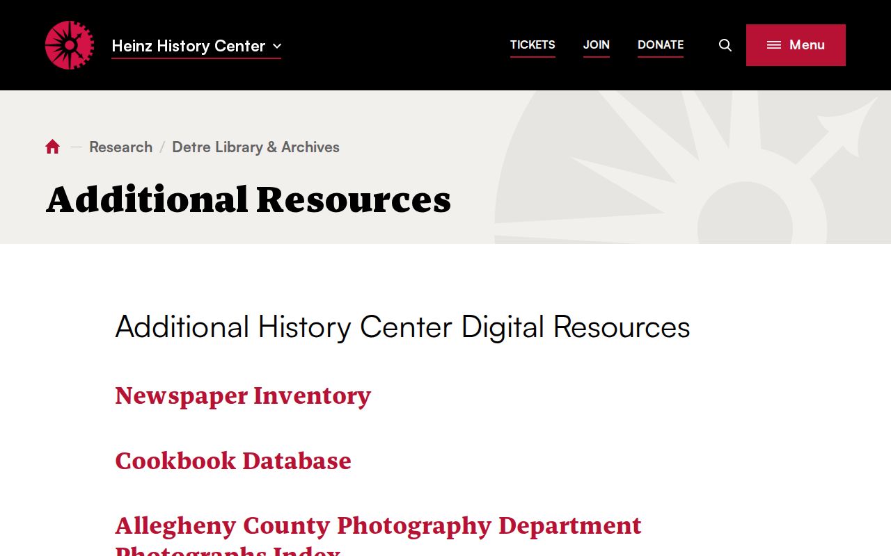 Baldwin city directory research through Heinz History Center resources