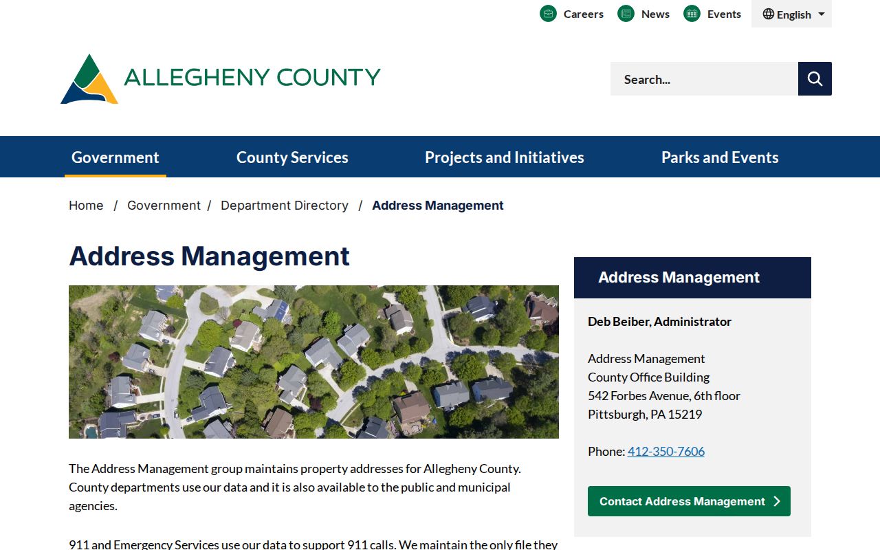 Baldwin street directory address management source